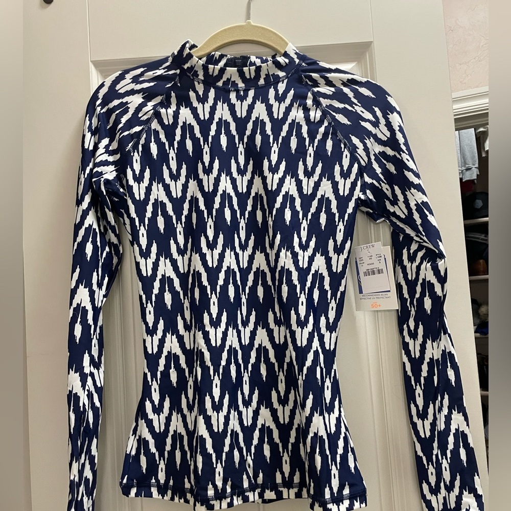 J. Crew small rash guard swim shirt
